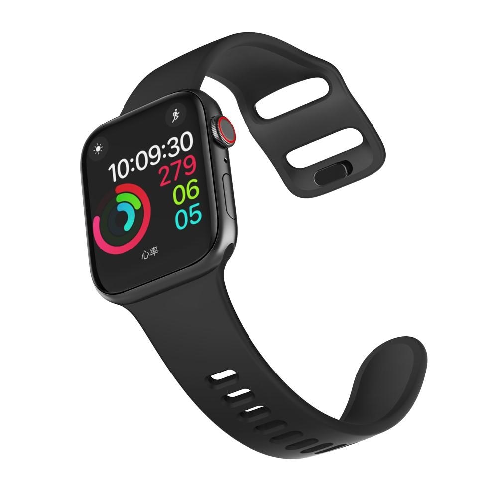 Rem af silikone til Apple Watch SE 40mm sort