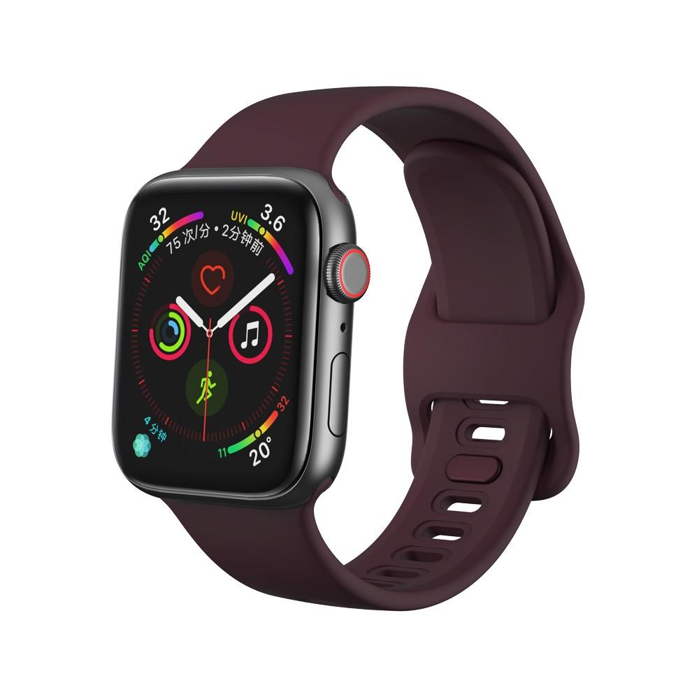 Rem af silikone til Apple Watch 45mm Series 8 lila