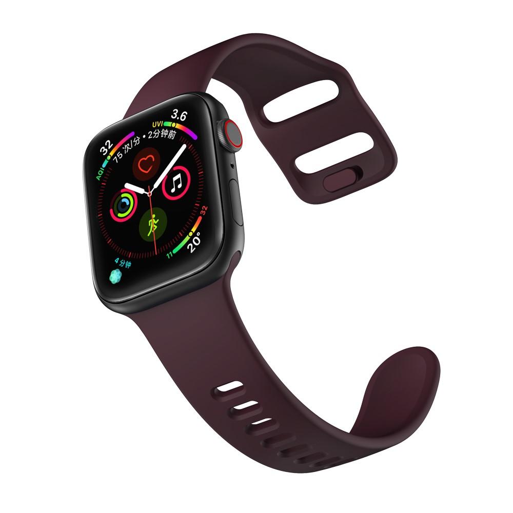 Rem af silikone til Apple Watch SE 44mm lila