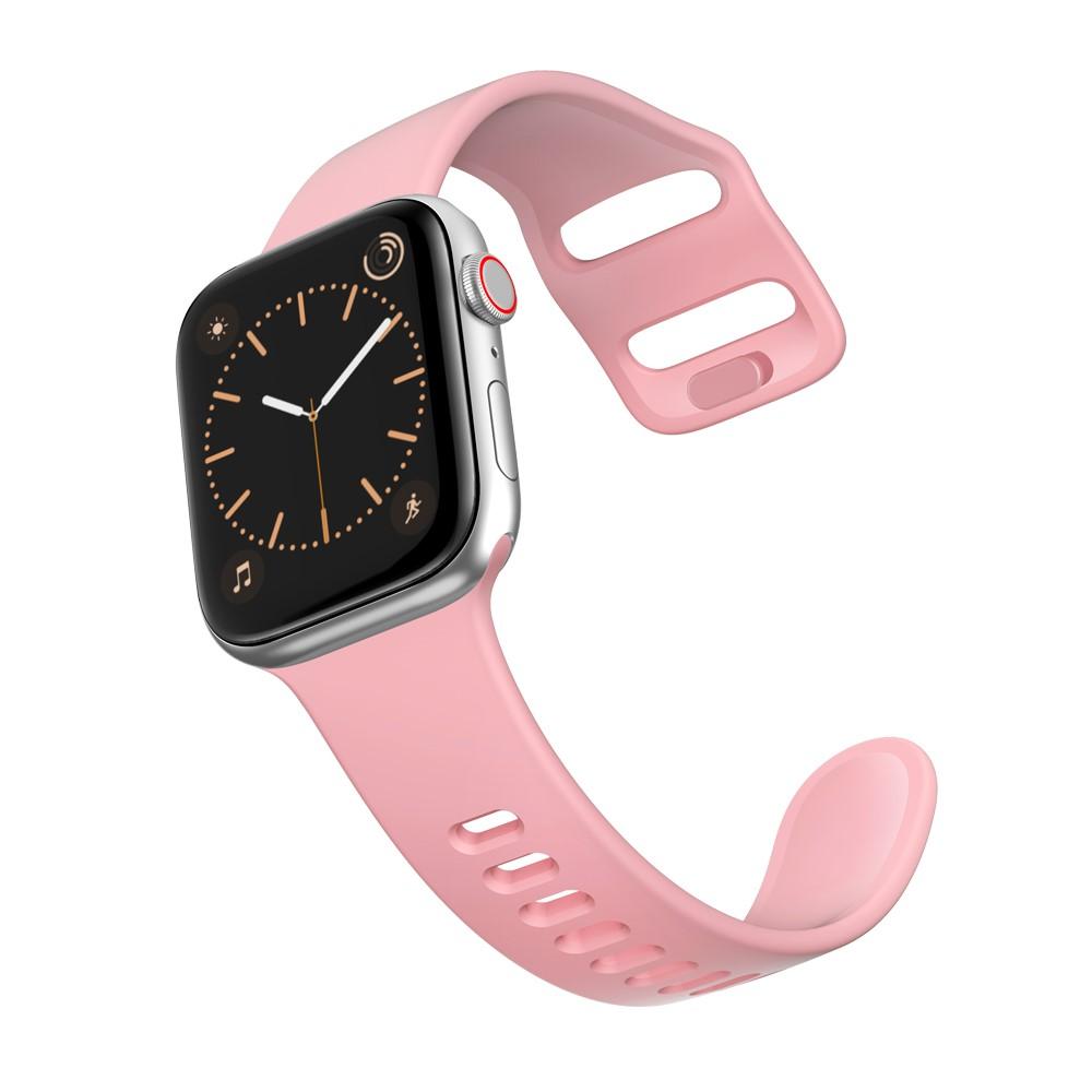 Silikonearmbånd Apple Watch 42/44/45 mm lyserød