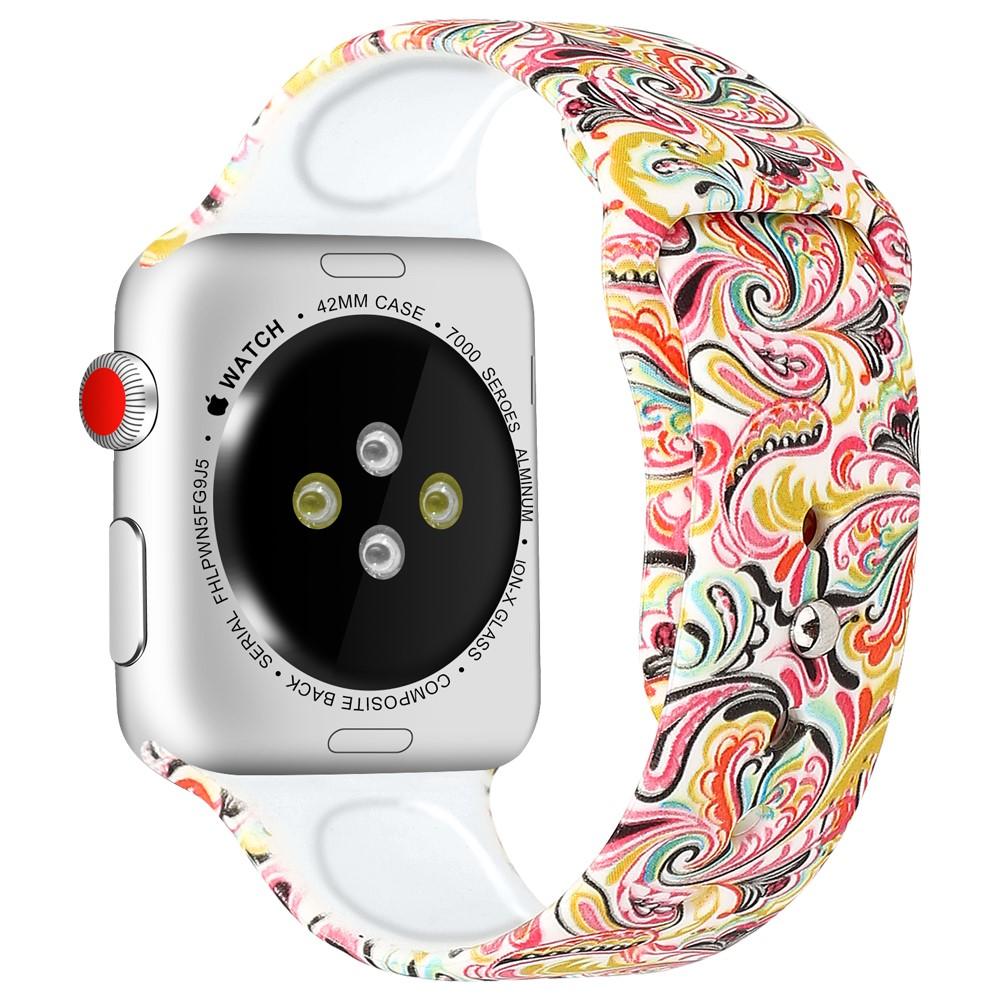 Rem af silikone til Apple Watch Ultra 49mm 1st Gen Paisley