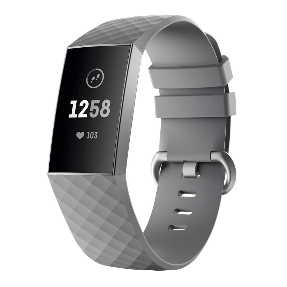 Rem af silikone til Fitbit Charge grå - køb