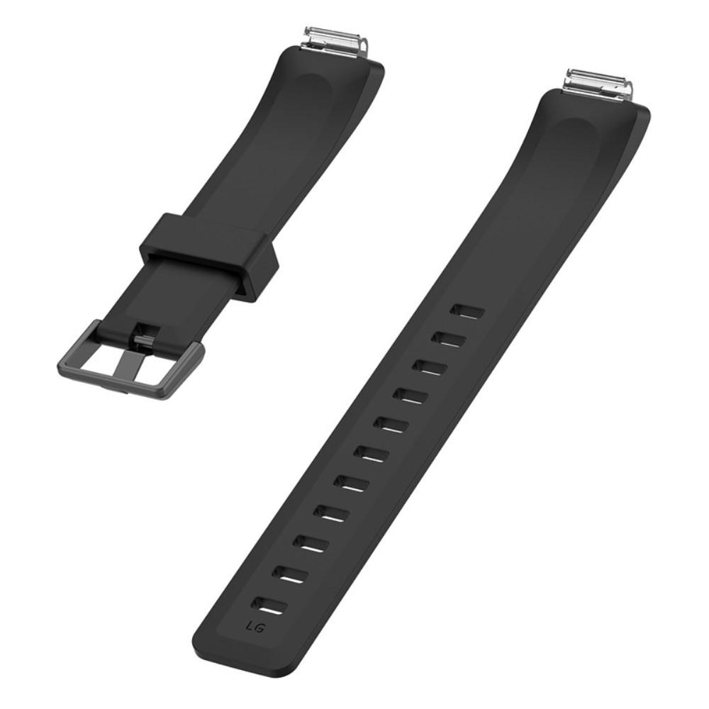 Rem af silikone til Fitbit Inspire/Inspire HR/Inspire 2 sort