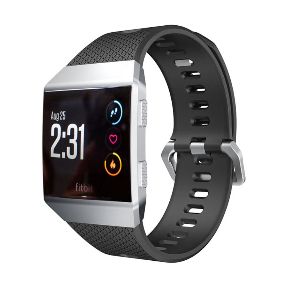 Rem af silikone til Fitbit Ionic sort