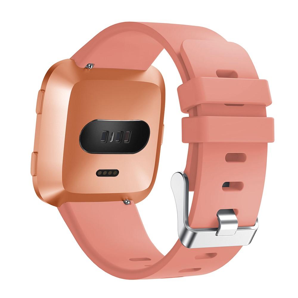 Rem af silikone til Fitbit Versa/Versa 2 lyserød