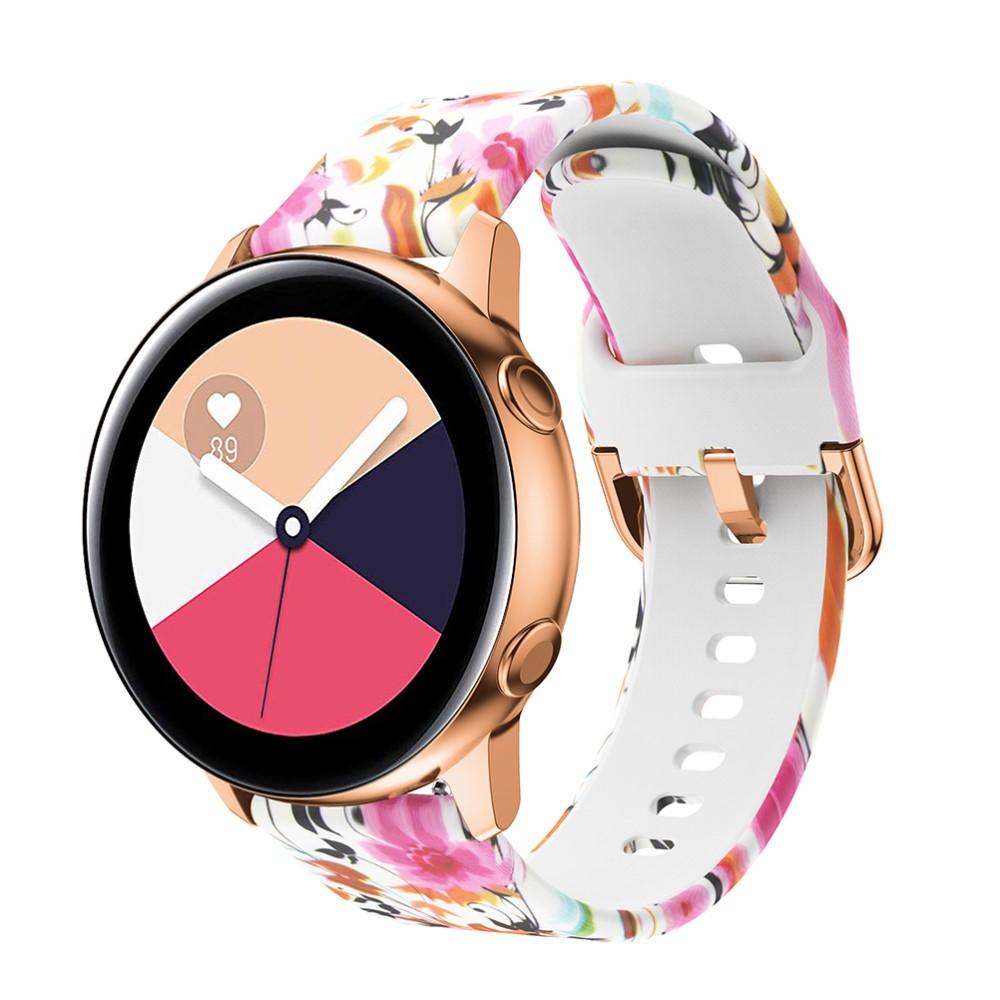 Rem af silikone til Samsung Galaxy Watch 42mm blomster