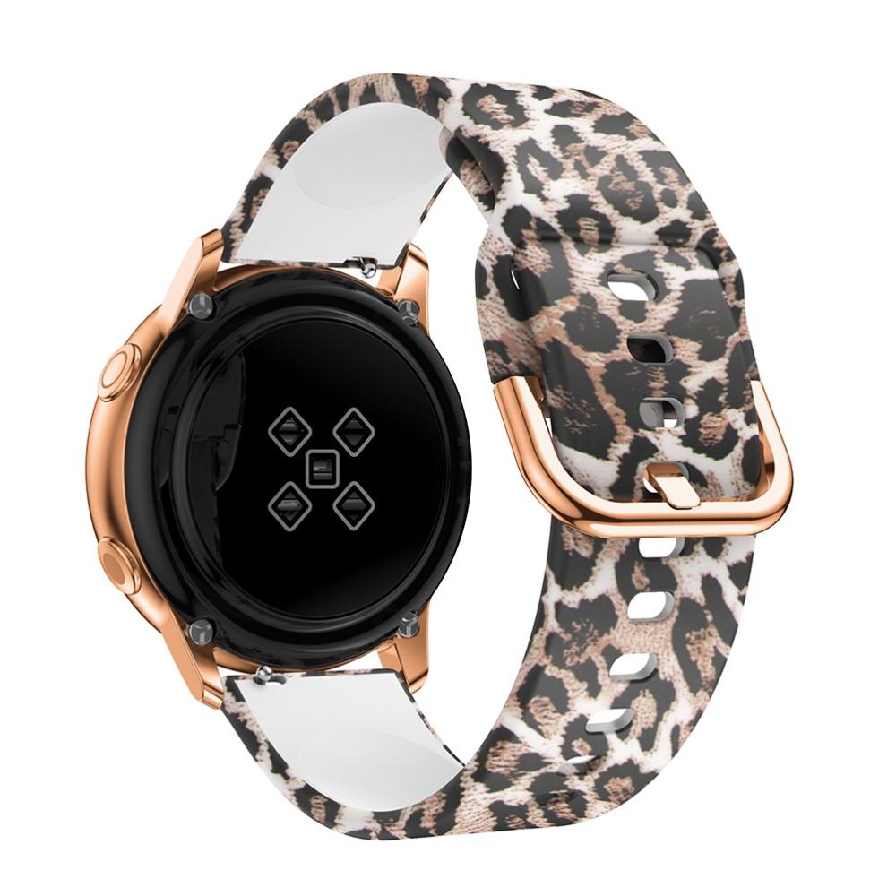 Rem af silikone til Galaxy Watch 42mm/Active leopard
