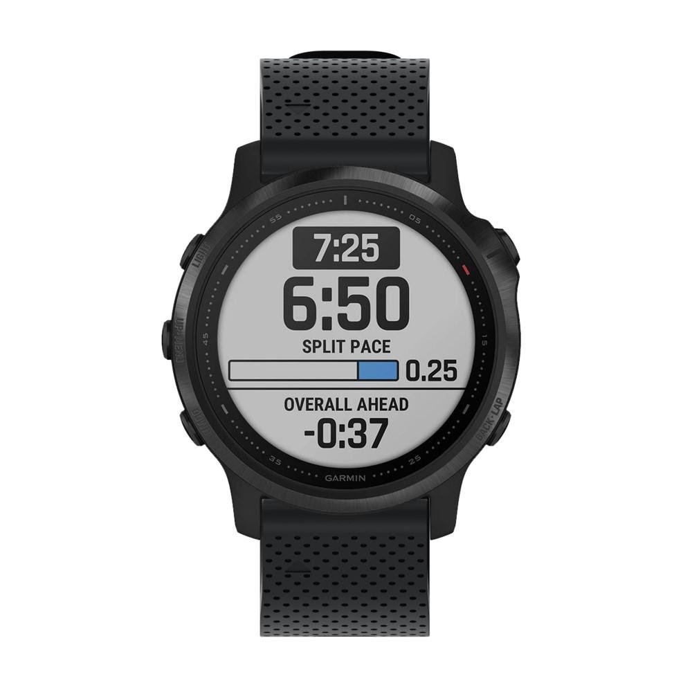 Rem af silikone til Garmin Epix Pro 42mm Gen 2 sort