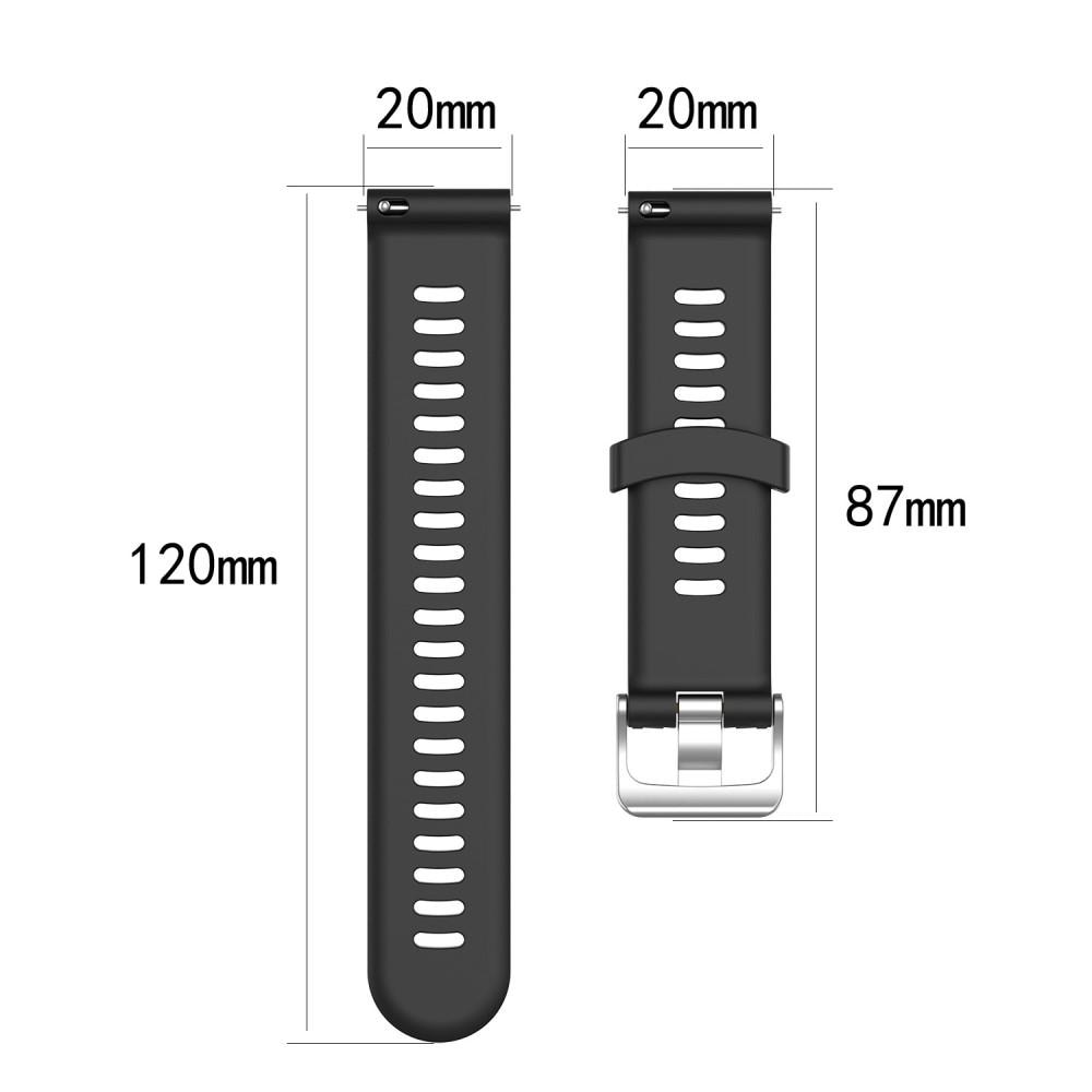 Rem af silikone til Garmin Forerunner 245 sort