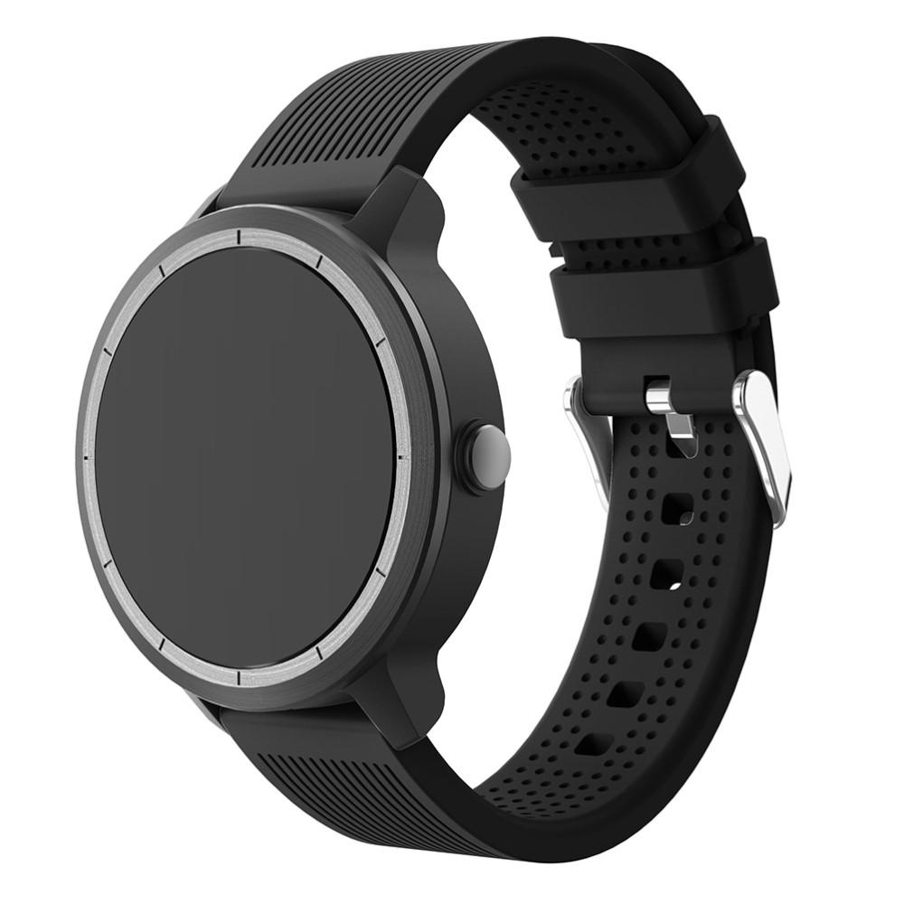 Rem af silikone til Garmin Vivoactive 3 sort