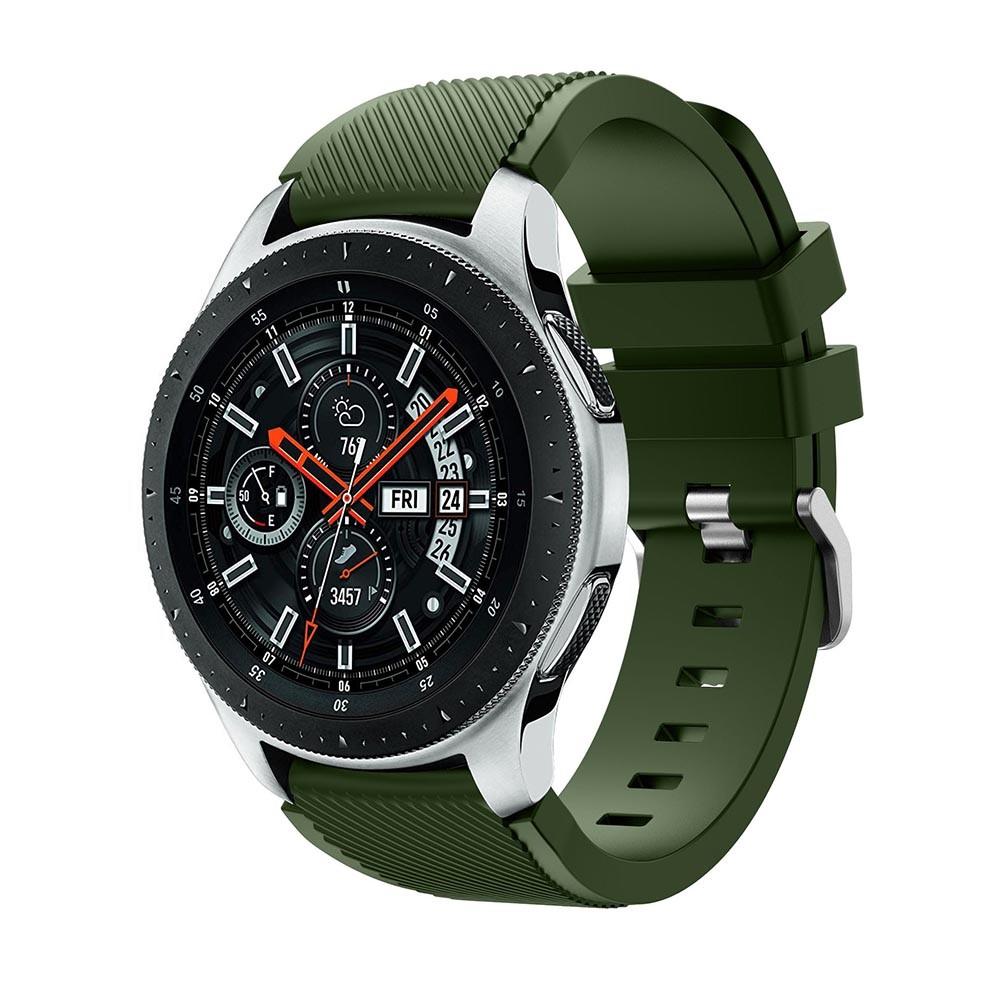Silikonearmbånd Samsung Galaxy Watch 46mm grøn