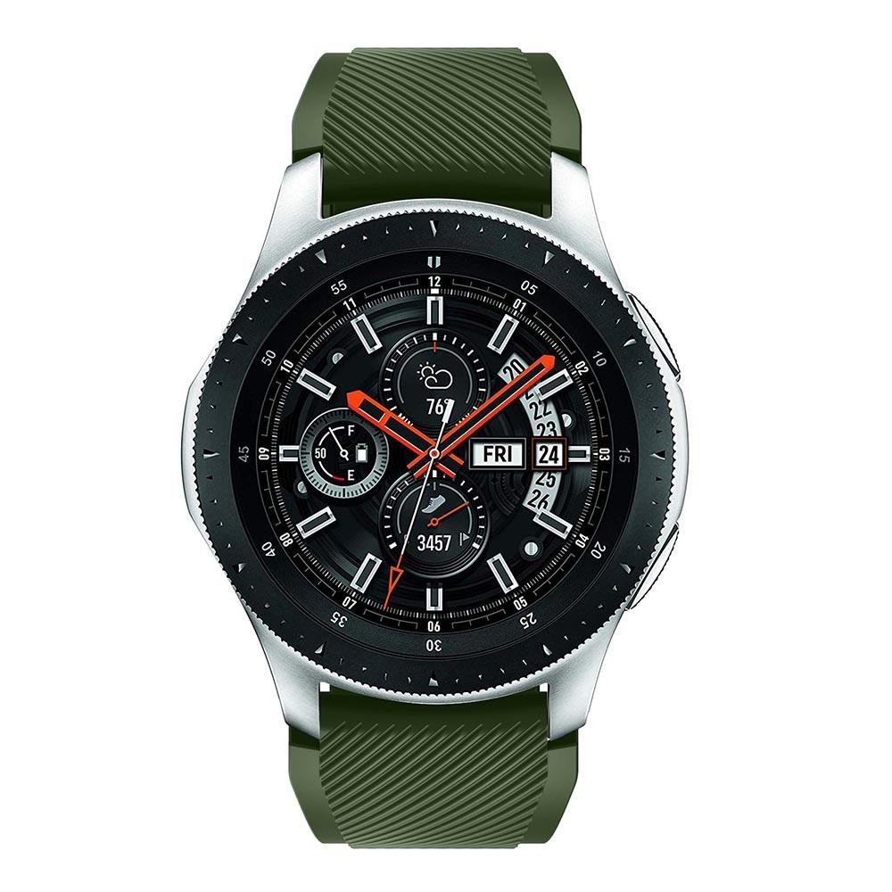 Silikonearmbånd Samsung Galaxy Watch 46mm grøn