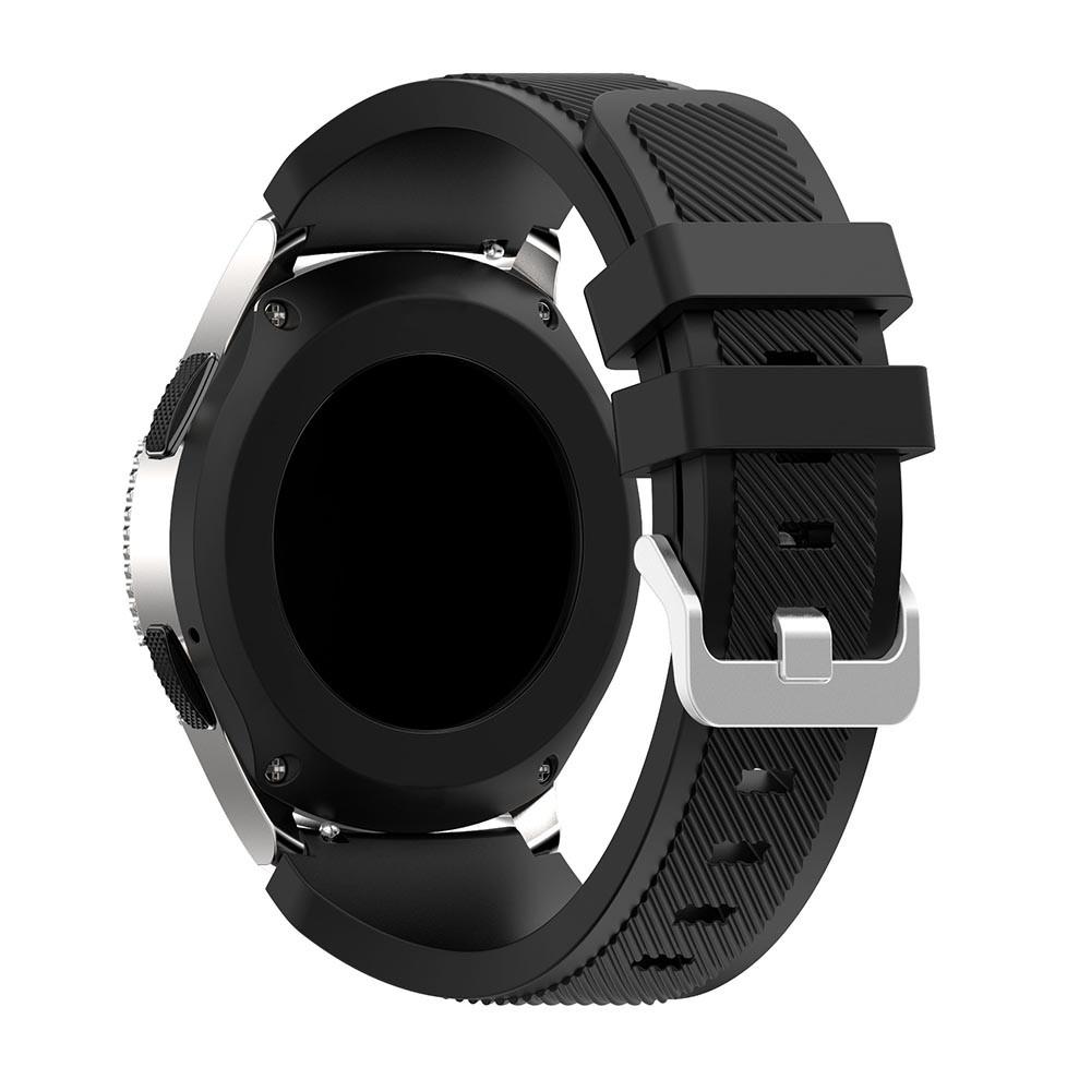 Rem af silikone til Samsung Galaxy Watch 46mm sort