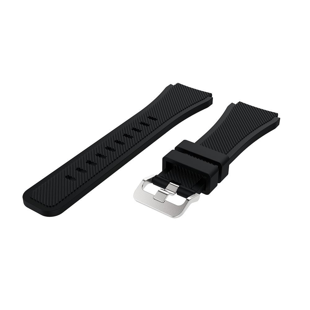 Rem af silikone til Samsung Galaxy Watch 46mm sort