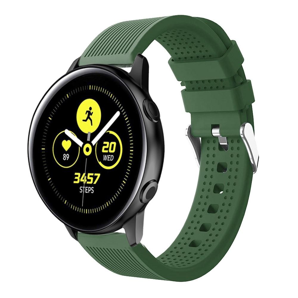 Rem af silikone til Samsung Galaxy Watch Active/42mm grøn