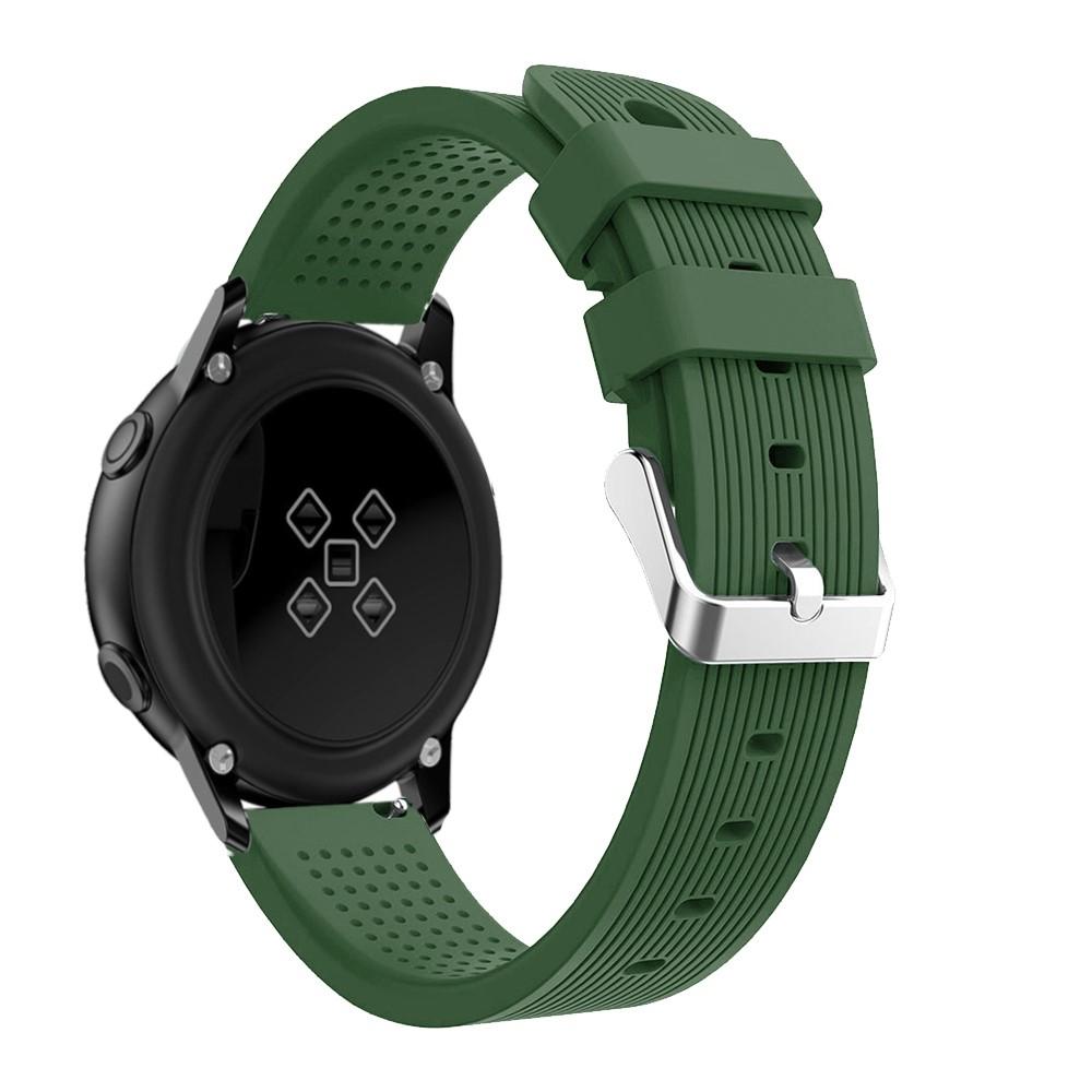 Rem af silikone til Samsung Galaxy Watch Active/42mm grøn