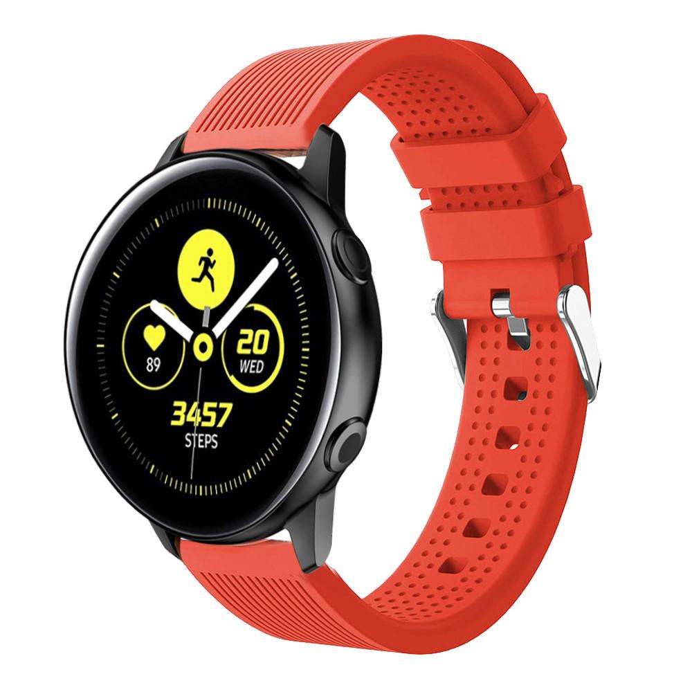 Rem af silikone til Samsung Galaxy Watch Active/42mm rød