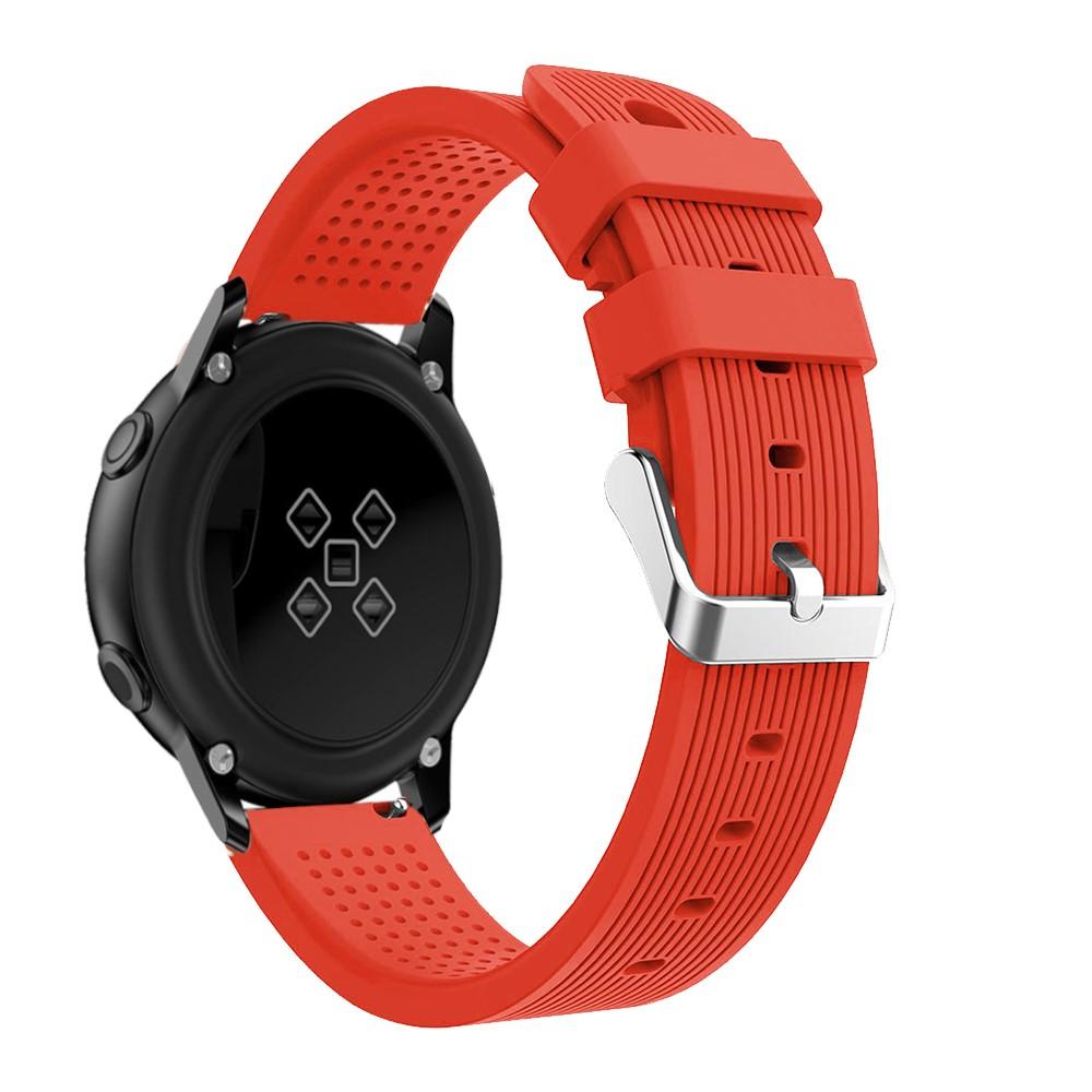 Silikonearmbånd Samsung Galaxy Watch Active/42mm rød