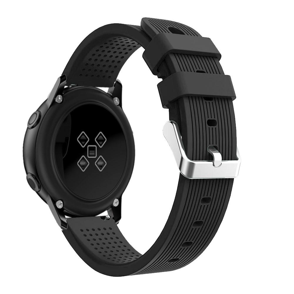 Rem af silikone til Samsung Galaxy Watch Active/42mm sort