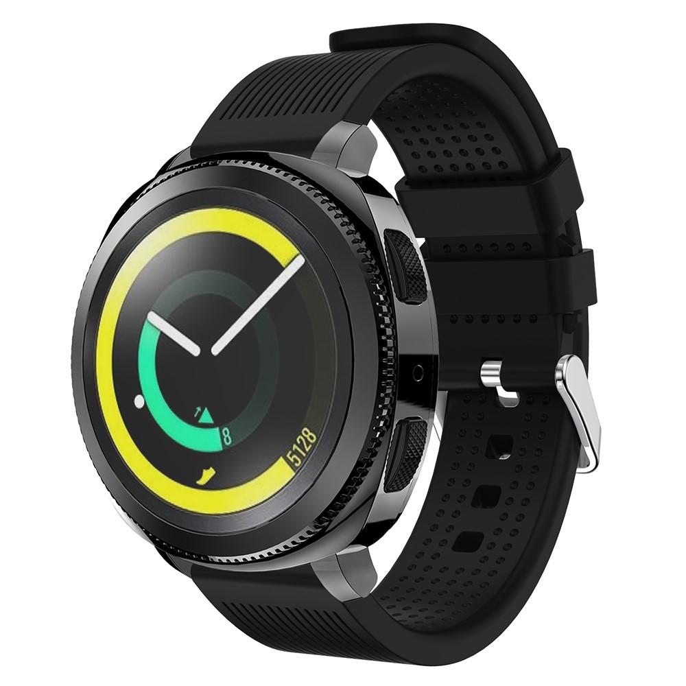 Silikonearmbånd Samsung Gear Sport sort