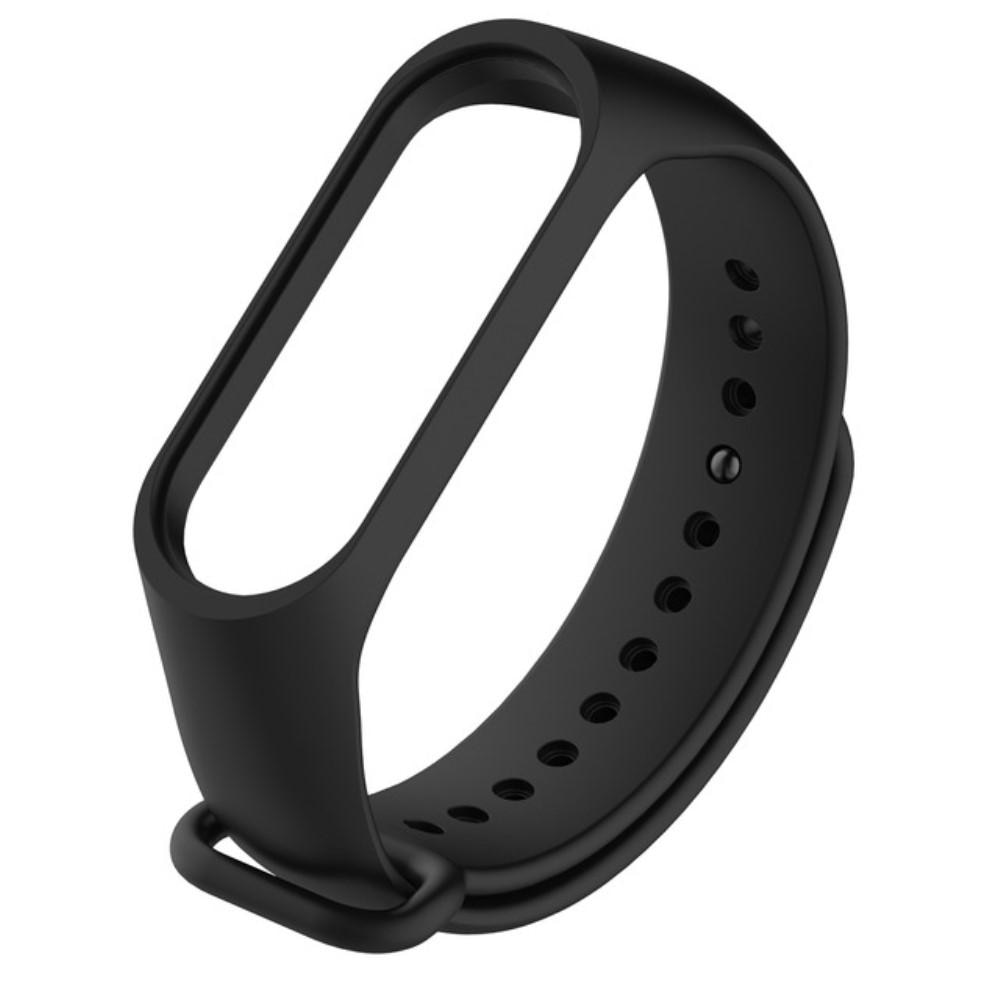 Rem af silikone til Xiaomi Mi Band 3/4 sort