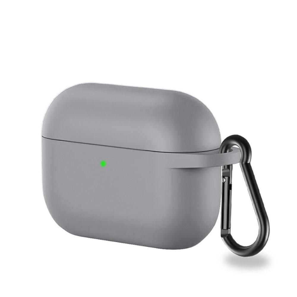 Silikonecover med karabinhage Apple AirPods Pro grå