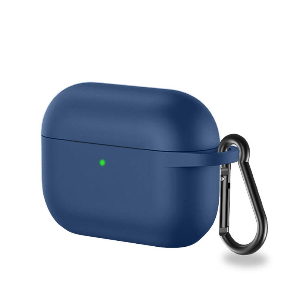 Silikonecover med karabinhage Apple AirPods Pro blå