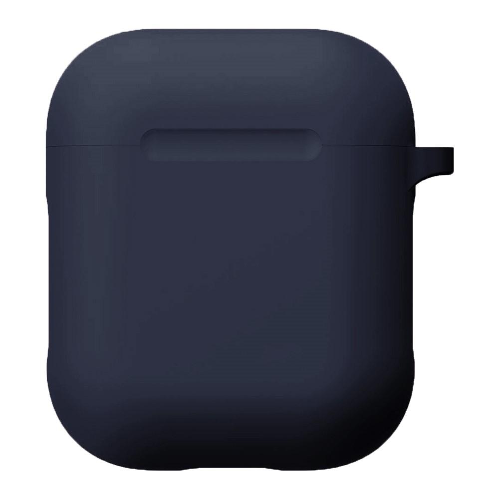 Silikonecover med karabinhage Apple AirPods blå