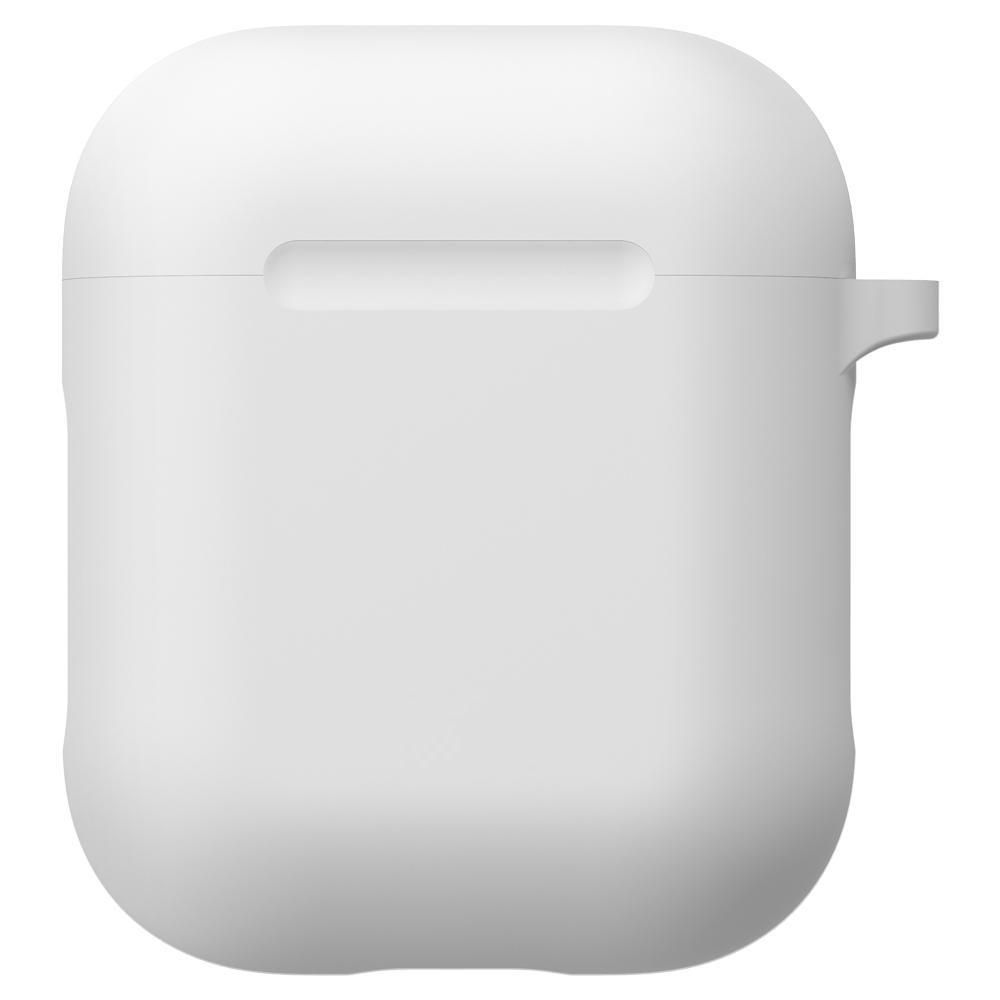 Silikonecover med karabinhage Apple AirPods hvid