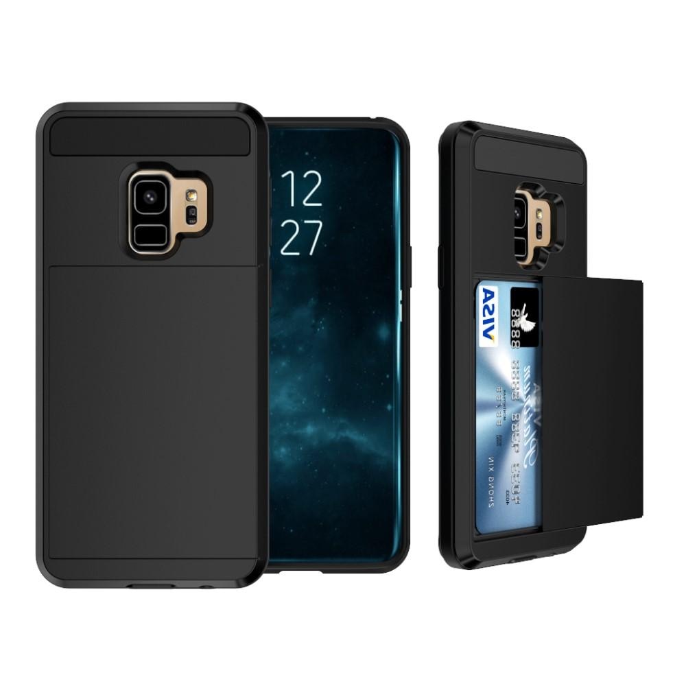 Cover Kortholder Samsung Galaxy S9 Plus Sort