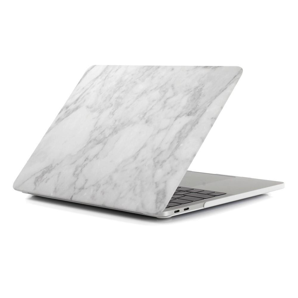 Cover MacBook Air 13 2018/2019/2020 hvid marmor