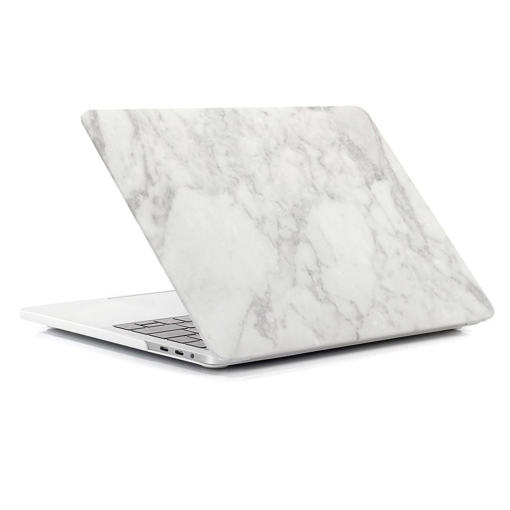 Cover MacBook Air 13 2018/2019/2020 hvid marmor