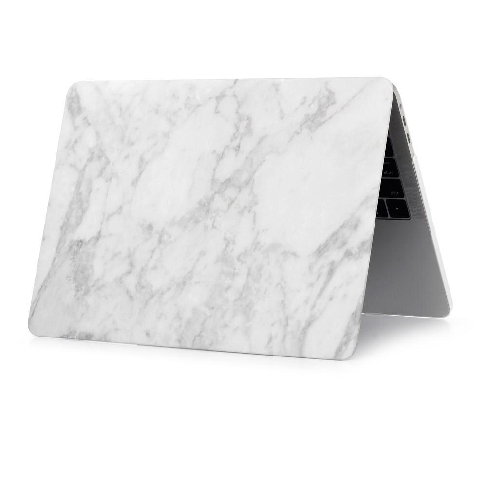 Cover MacBook Air 13 2018/2019/2020 hvid marmor