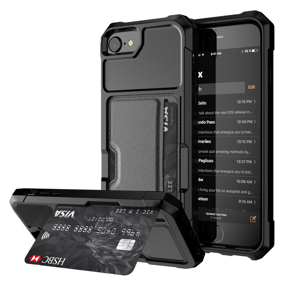 Tough Card Case iPhone 7 sort