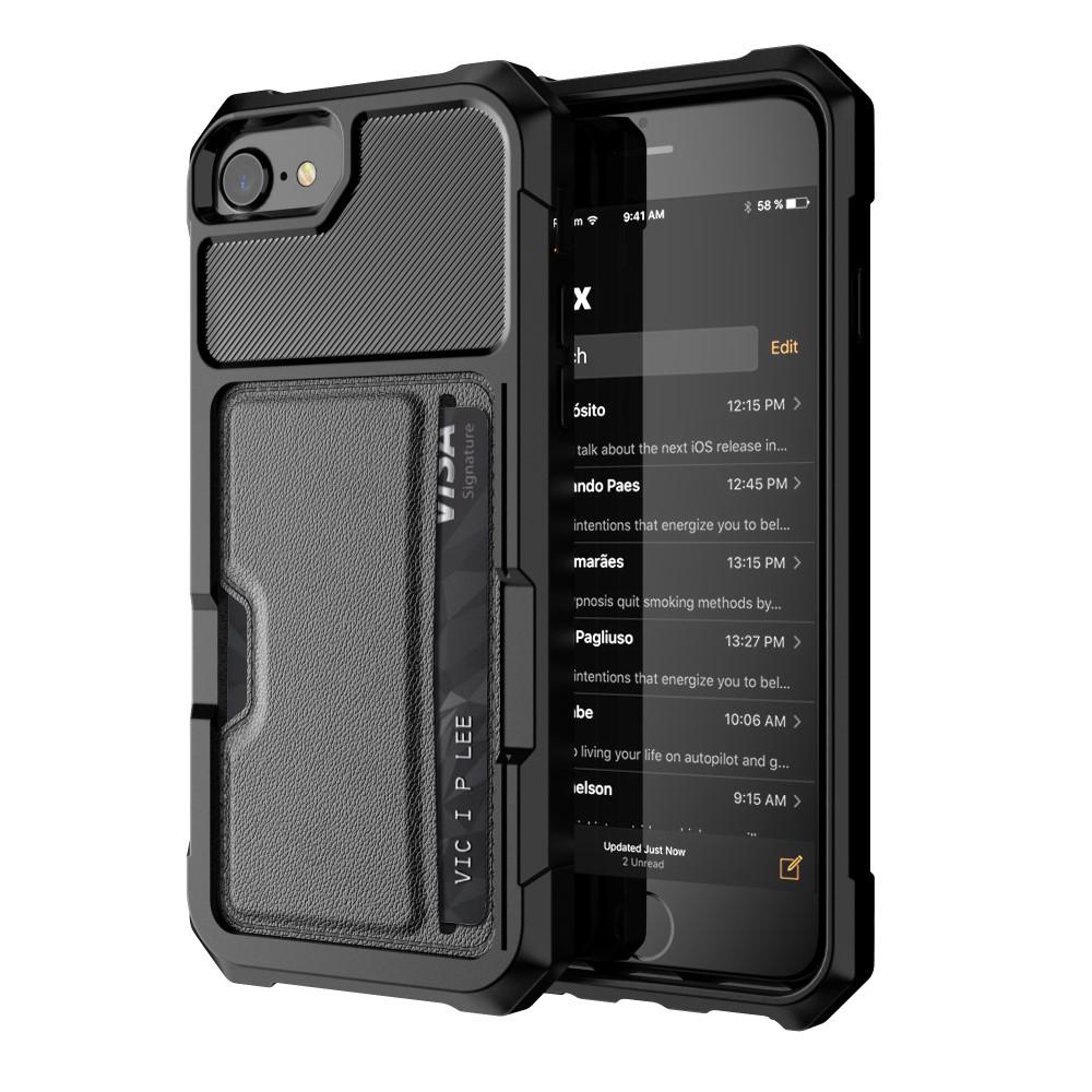 Tough Card Case iPhone 7 sort