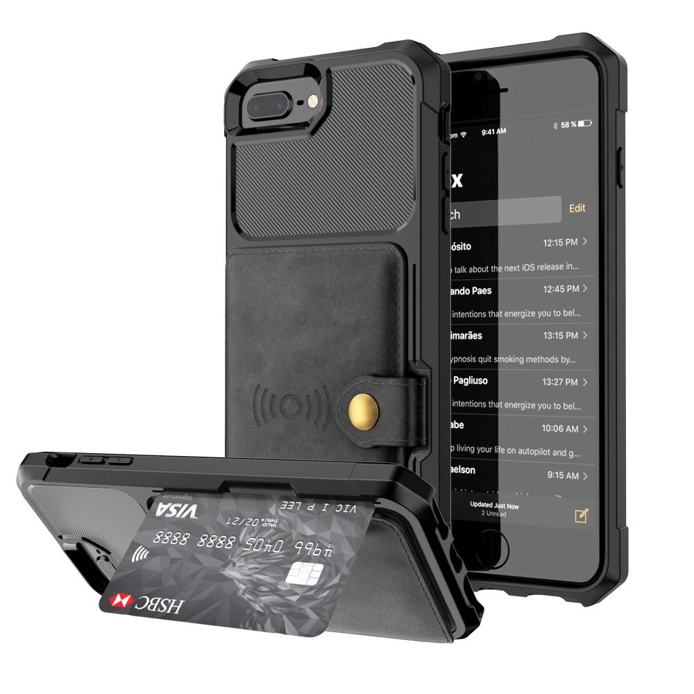 Tough Multi-slot Cover iPhone 7 Plus/iPhone 6 Plus/6S Plu/iPhone 8 Plus Sort