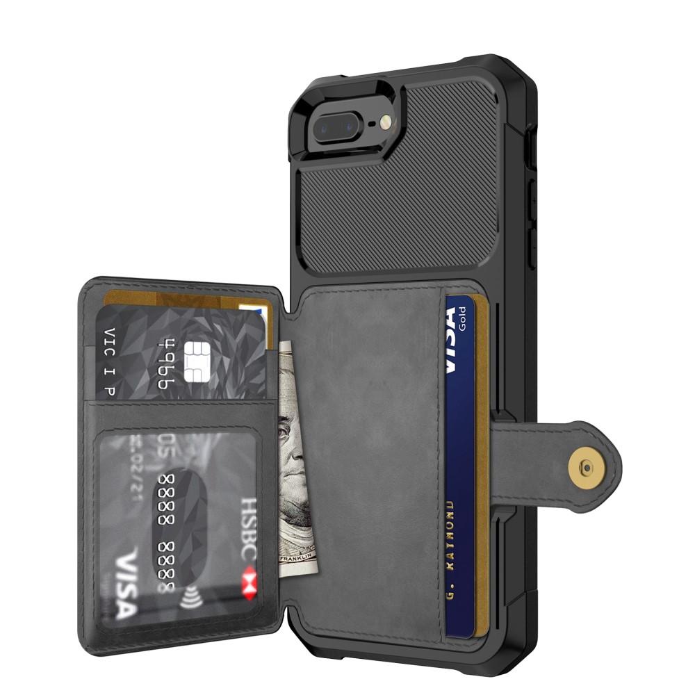 Tough Multi-slot Cover iPhone 7 Plus/iPhone 6 Plus/6S Plu/iPhone 8 Plus Sort