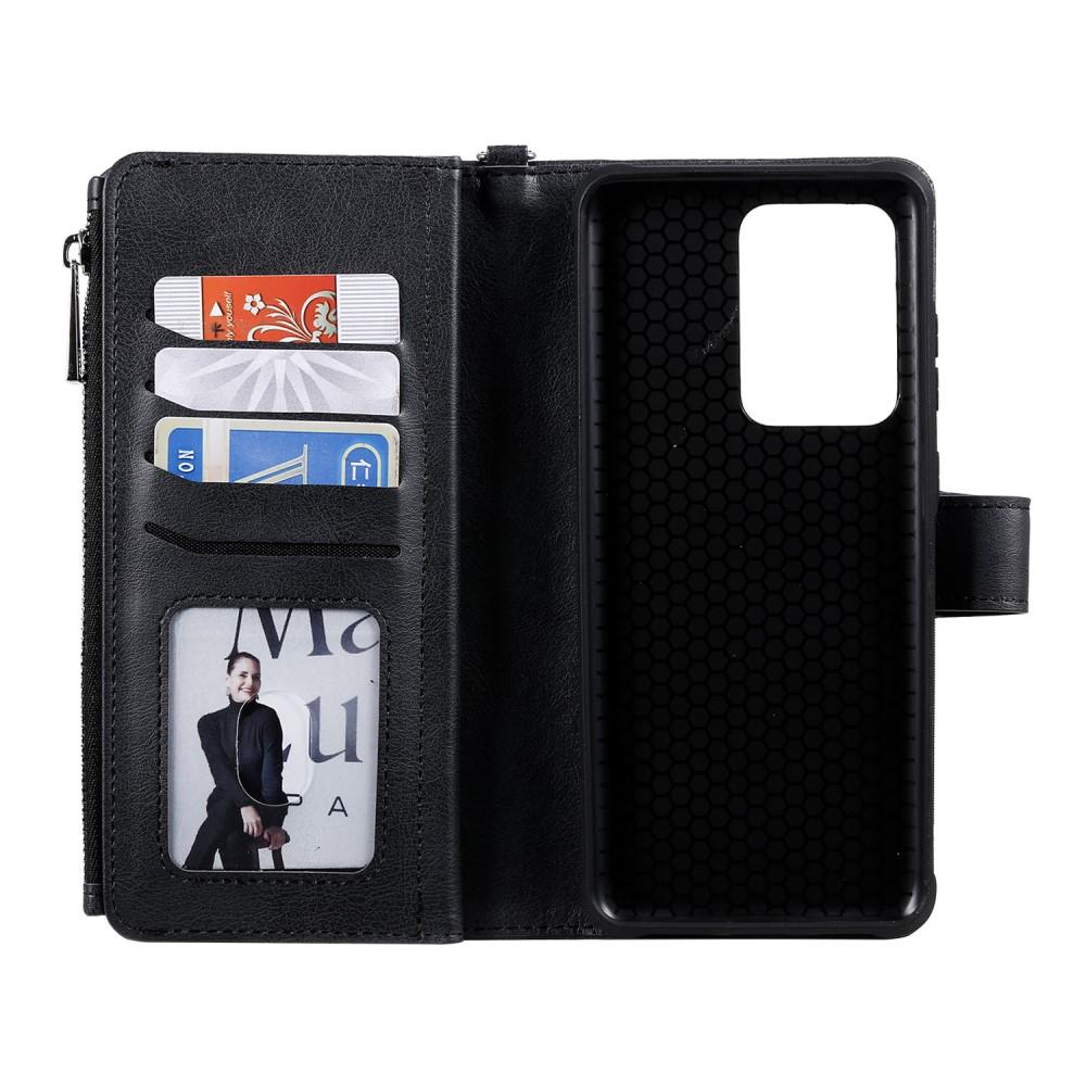 Zipper Magnet Wallet Galaxy S20 Ultra sort