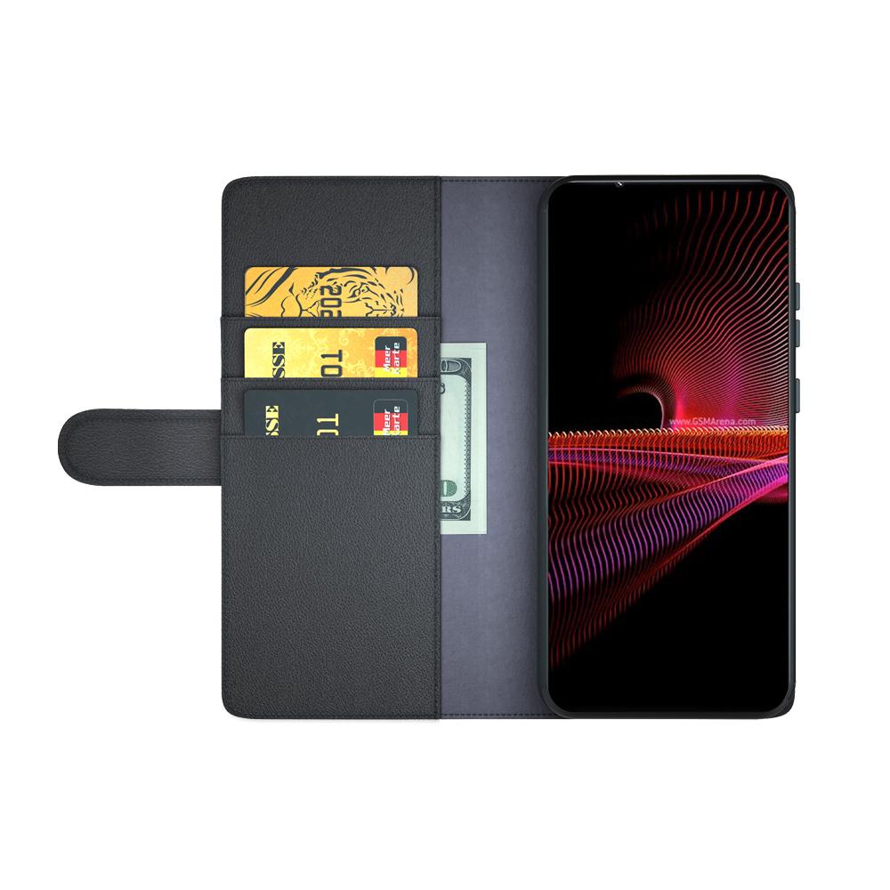 Ægte Læderetui Sony Xperia 1 III Brun