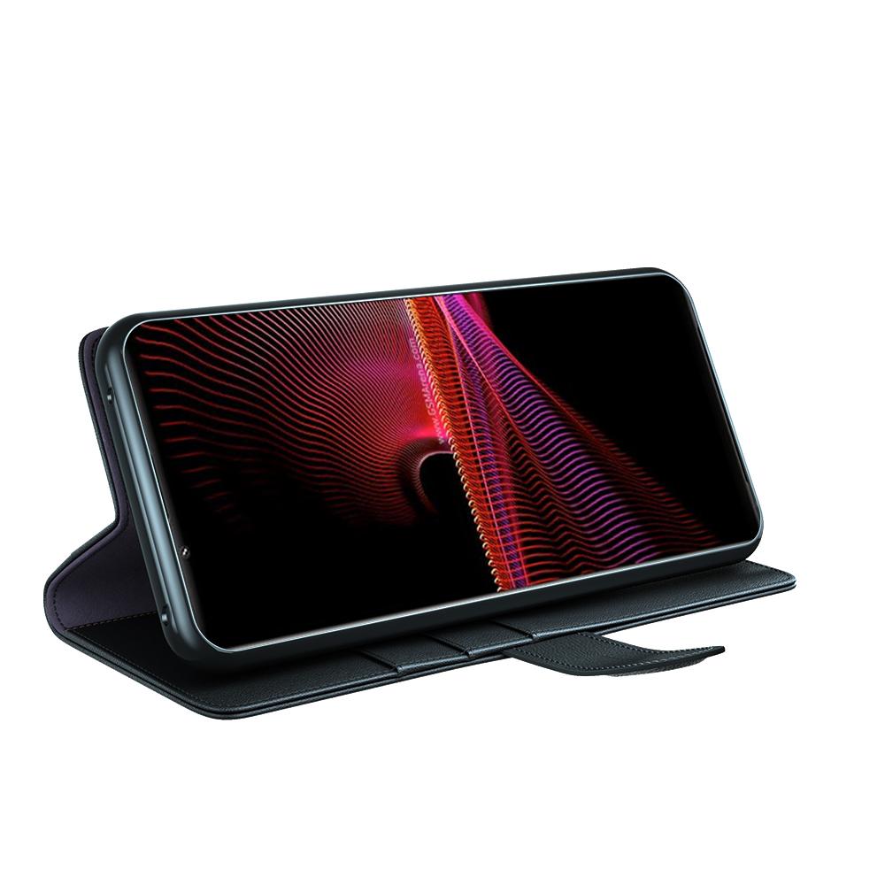 Ægte Læderetui Sony Xperia 1 III Brun