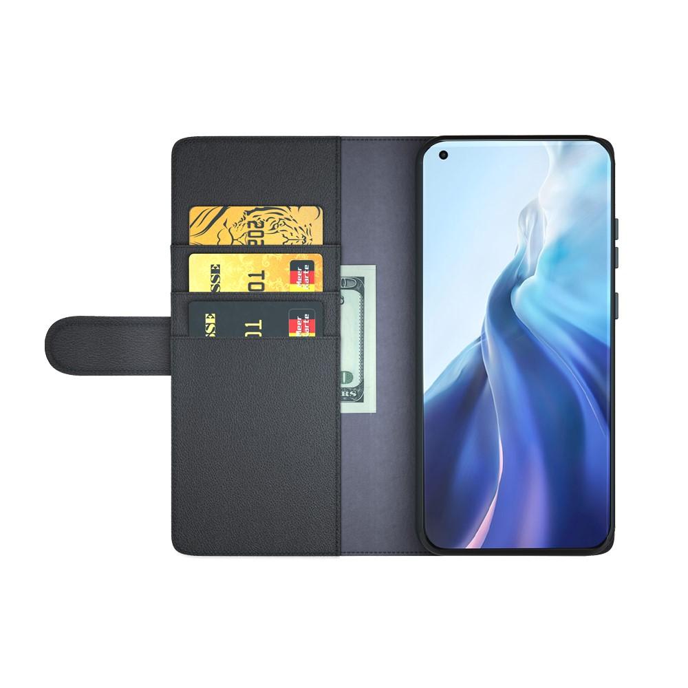 Ægte Læderetui Xiaomi Mi 11 Sort