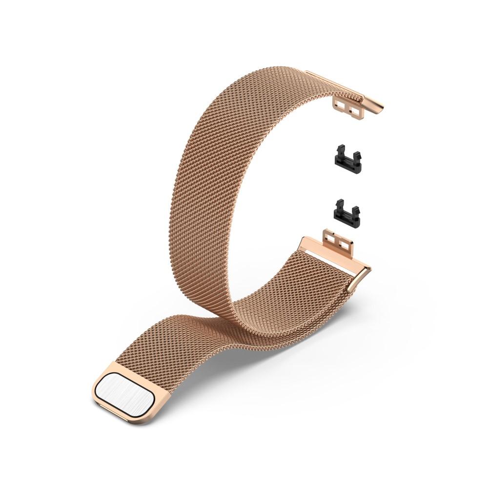 Armbånd Milanese Huawei Watch Fit Rose guld