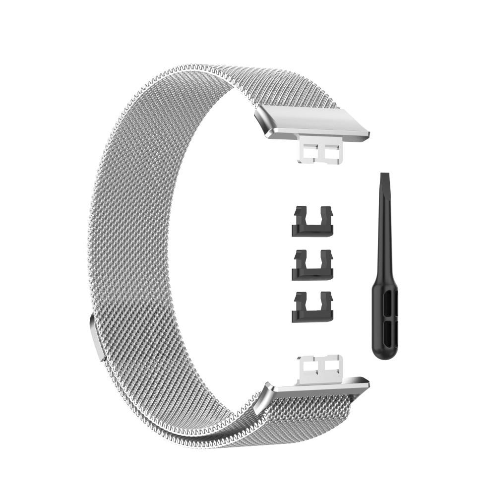 Armbånd Milanese Huawei Watch Fit Sølv