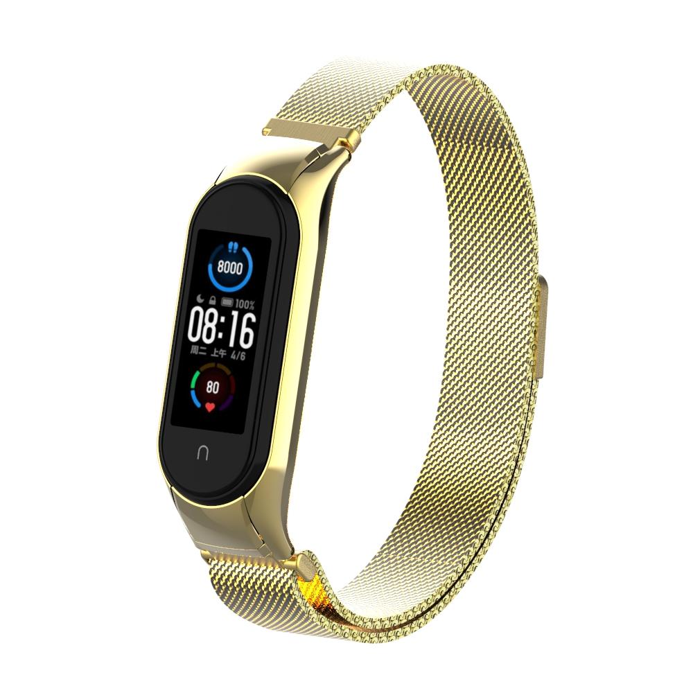 Armbånd Milanese Xiaomi Mi Band 5/6 guld