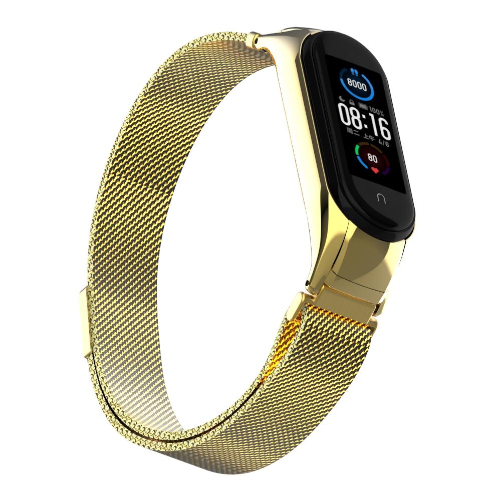 Armbånd Milanese Xiaomi Mi Band 5/6 guld