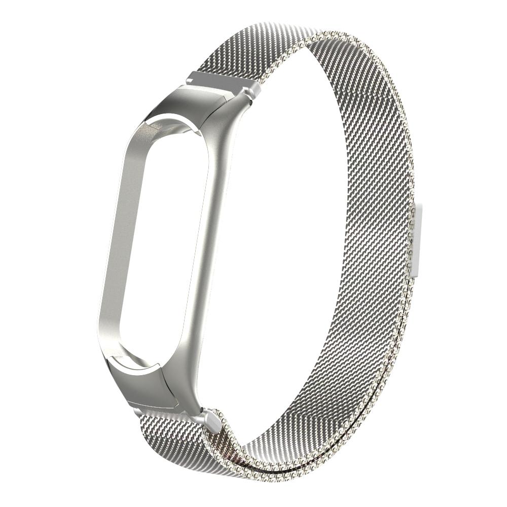 Armbånd Milanese Xiaomi Mi Band 5/Mi Band 6 Sølv