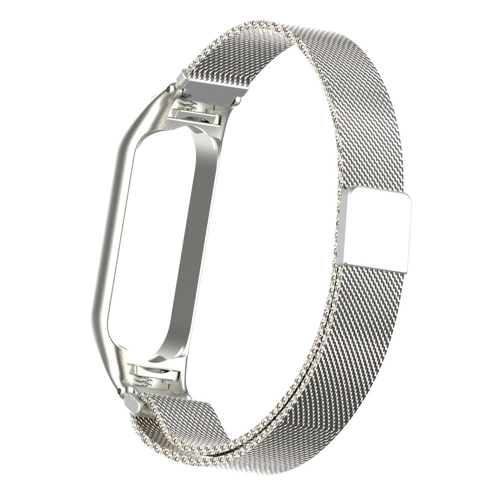 Armbånd Milanese Xiaomi Mi Band 5/Mi Band 6 Sølv