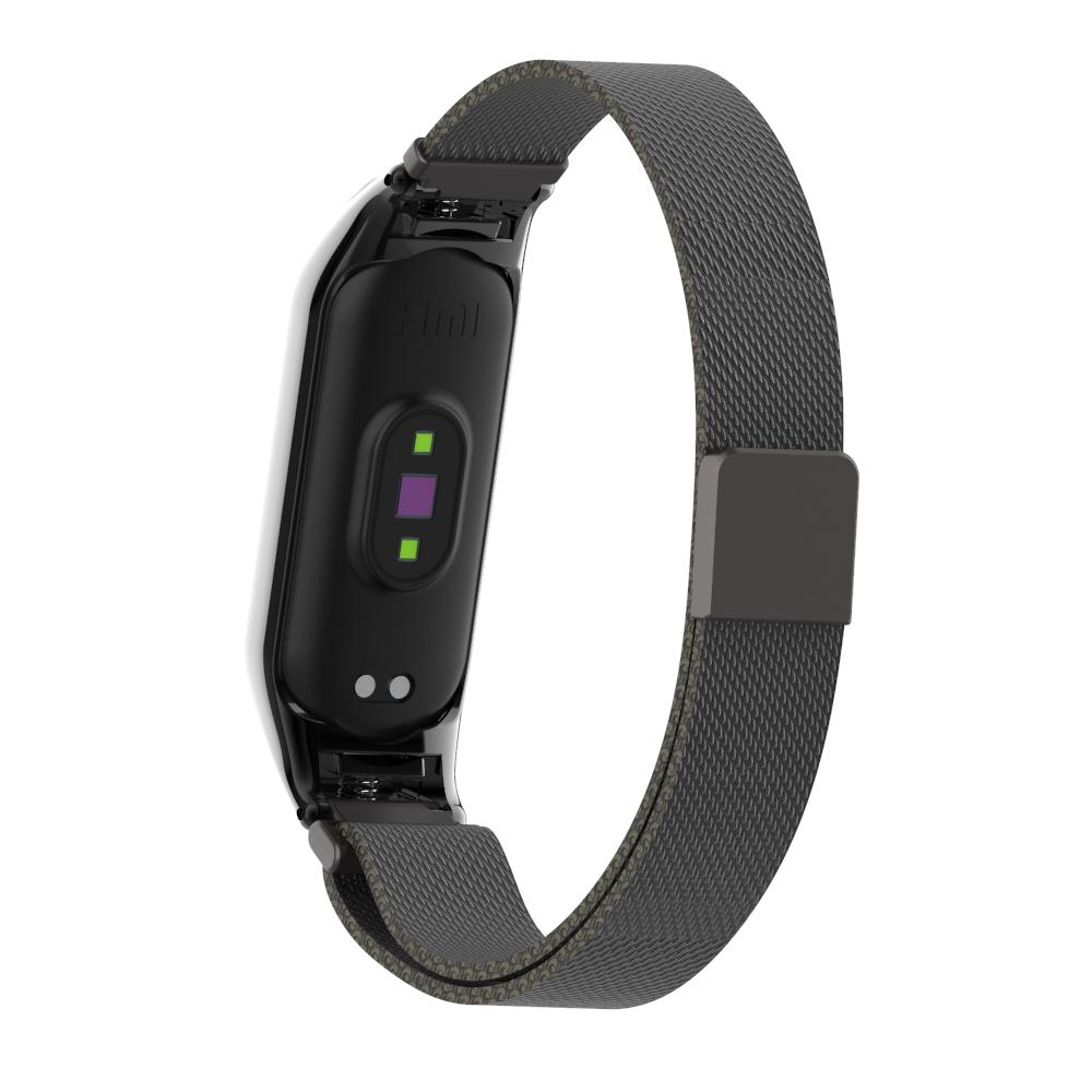 Armbånd Milanese Xiaomi Mi Band 5/6 sort