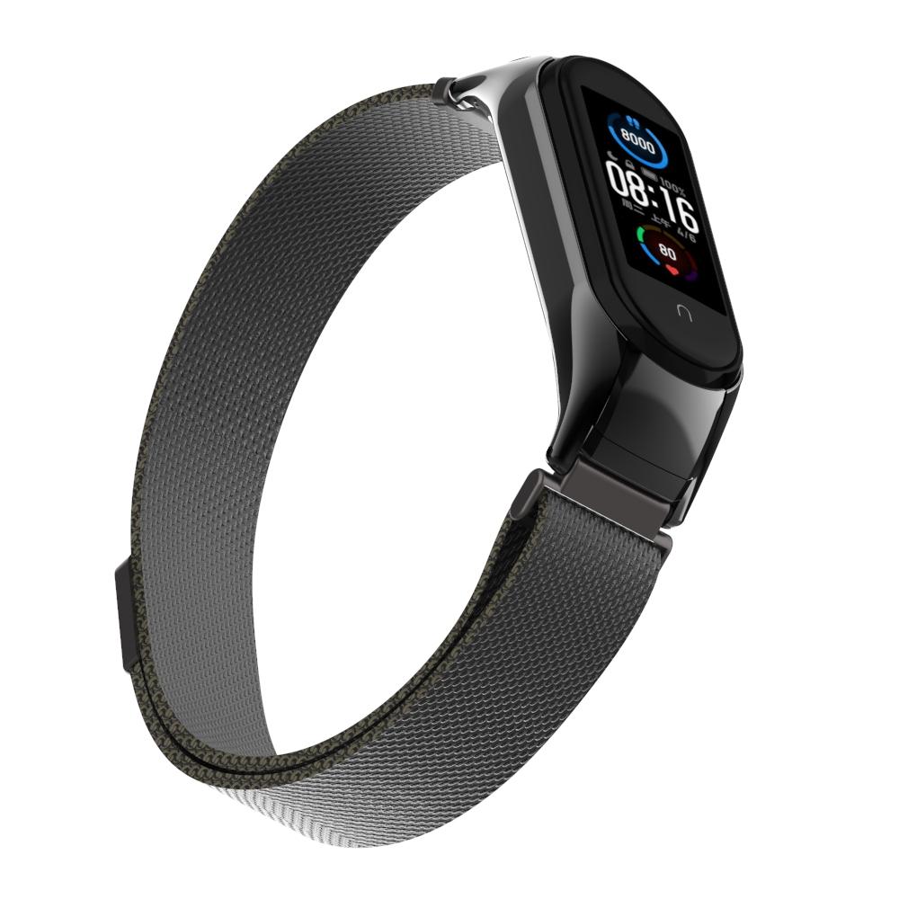 Armbånd Milanese Xiaomi Mi Band 5/6 sort