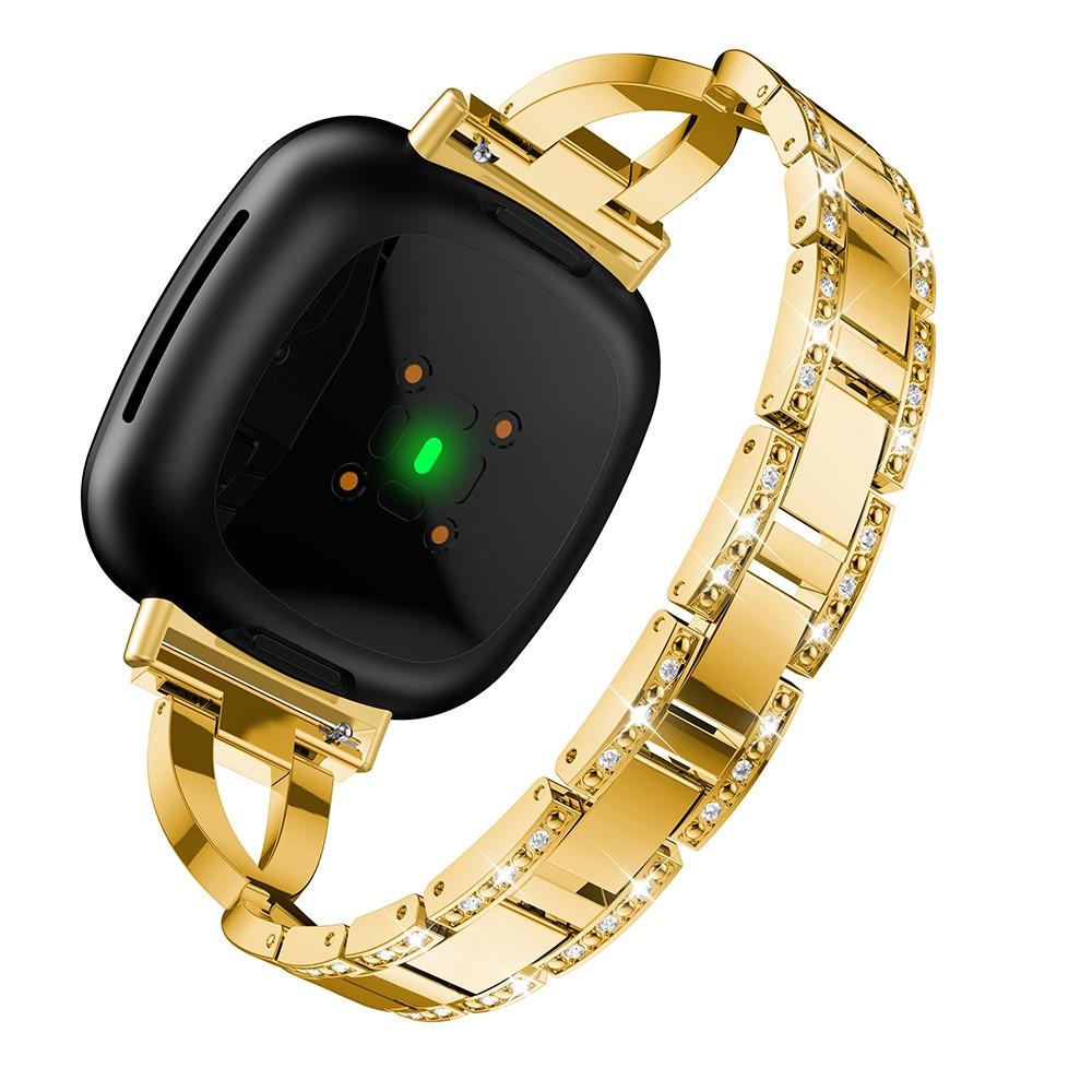 Crystal Bracelet Fitbit Versa 3/Fitbit Sense Gold